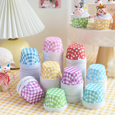 烘焙蛋糕甜品纸杯出口耐高温淋膜