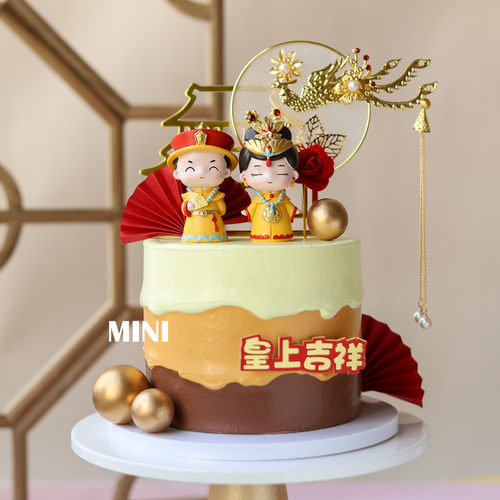 烘焙蛋糕装饰宫廷古典千岁皇后