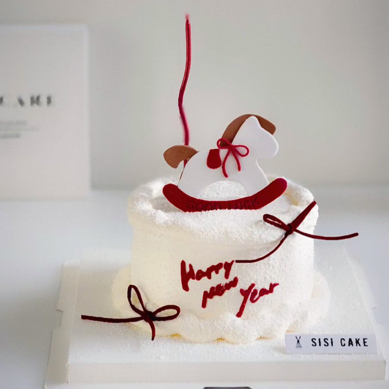 2026新年蛋糕装饰生日满月百天马年生肖除夕摇摇马亚克力装饰插件,节庆用品/礼品,节日装扮用品,淘宝优惠券,粉丝福利购,淘宝优惠卷