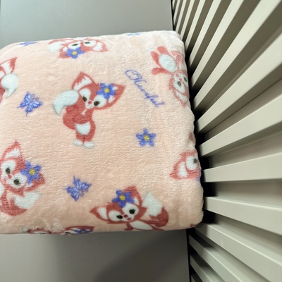 2米宽幅法兰绒布料玲娜贝儿卡通软糯舒适保暖睡衣浴袍床品毯子