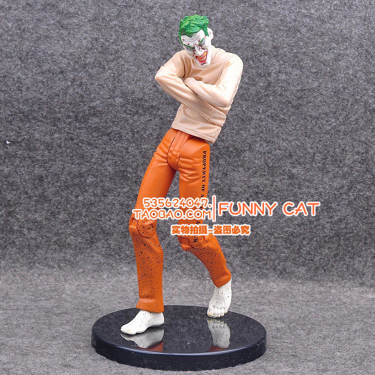 蝙蝠侠 黑暗骑士 阿甘疯人院 7寸小丑Joker 手办公仔模型