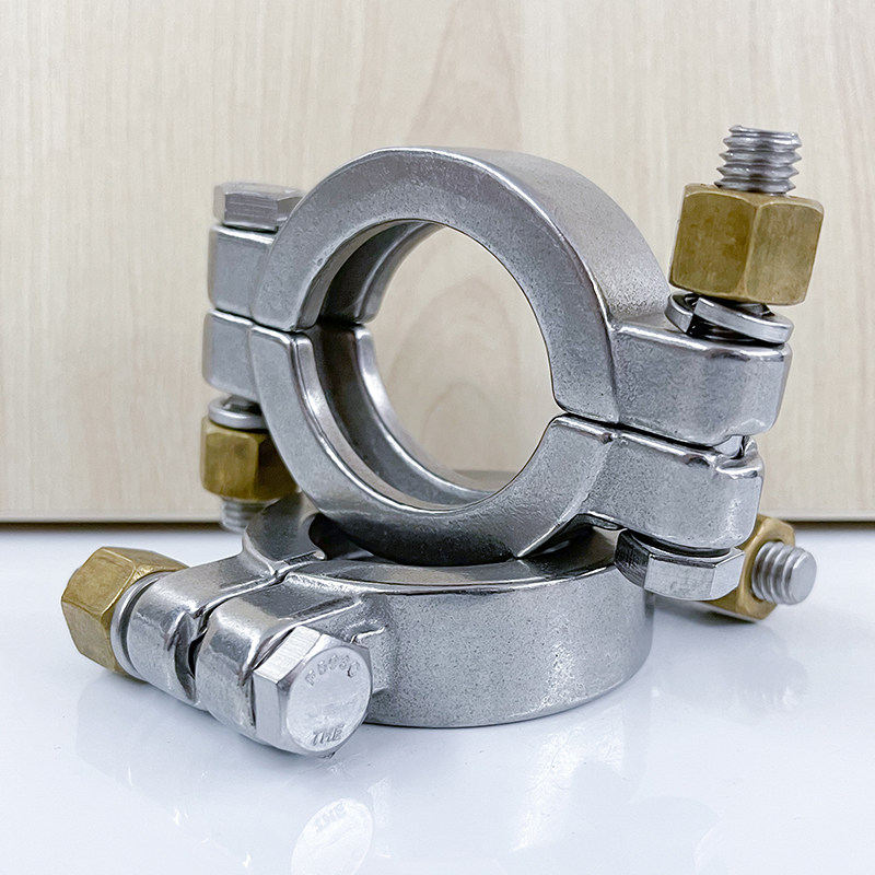 盼特304不锈钢快装高压重型卡箍卫生级强力抱箍3a卡盘端管夹卡扣