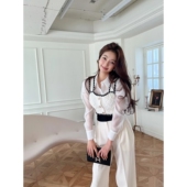 韩APM 女 高级感衬衫 Place&Apmluxe小香风上衣套装 针织吊带背心