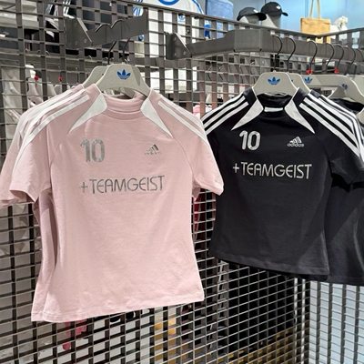 正品ADIDAS阿迪达斯女子运动休闲修身短袖T恤KE9811 KE9812