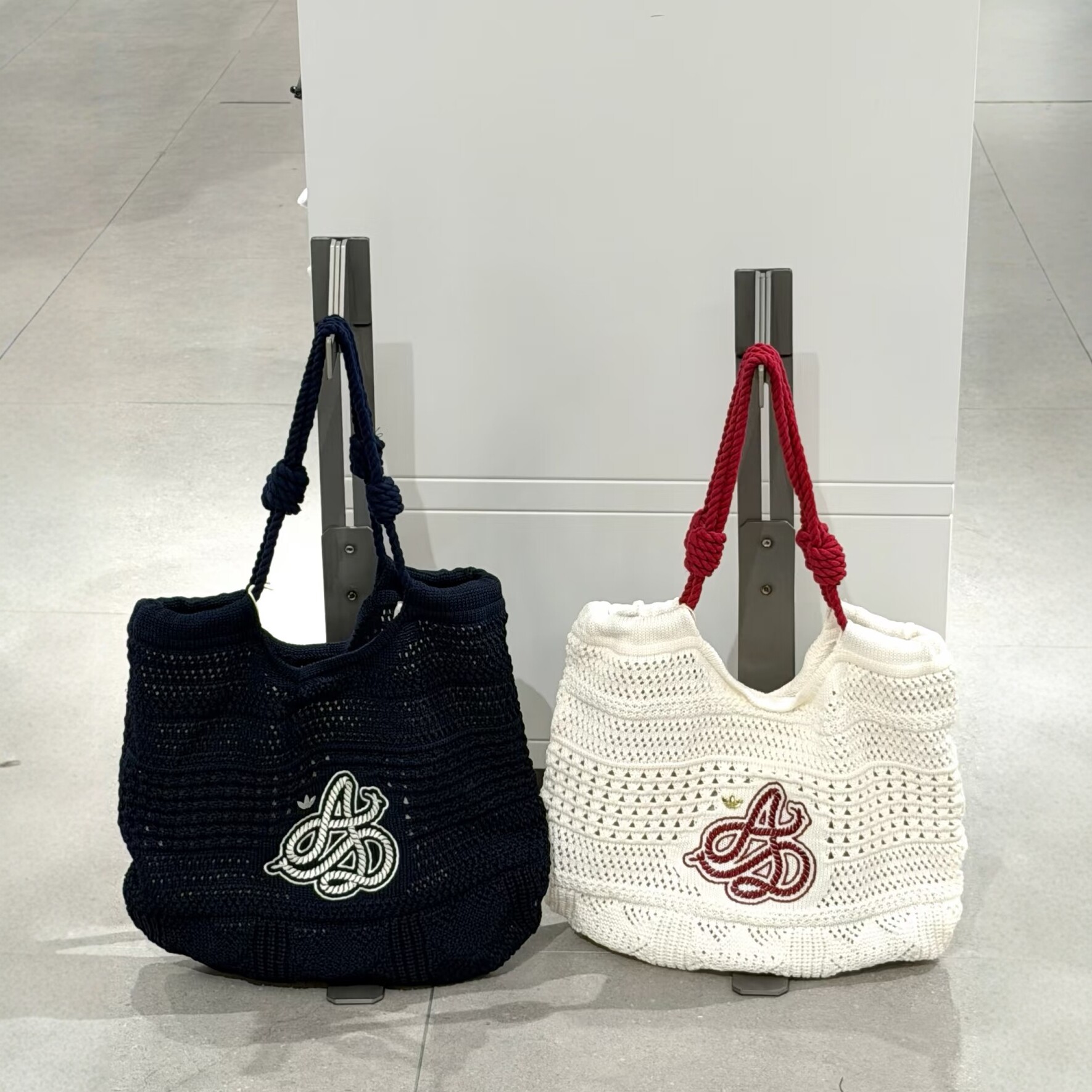 正品ADIDAS阿迪达斯镂空编织单肩包托特包女包KX0539 KX0538