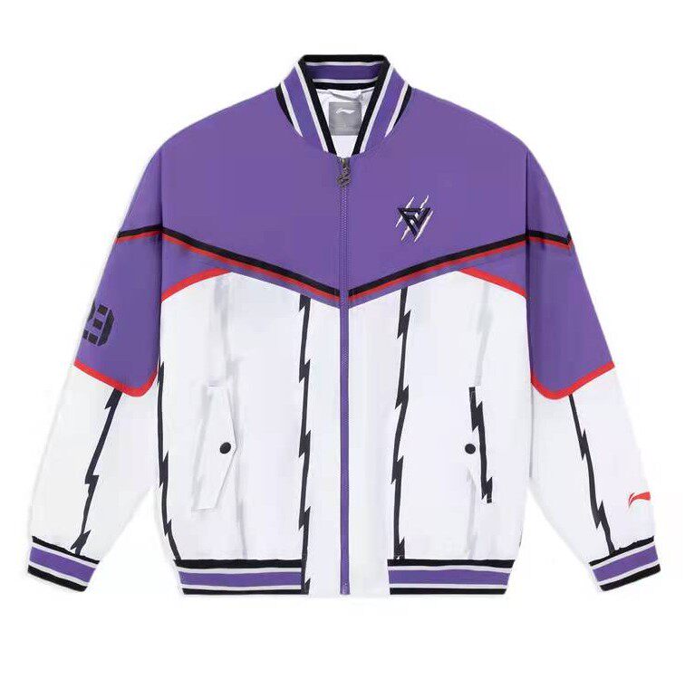 正品李宁2022范弗利特猛龙系列长袖夹克外套AJDR545-2-1