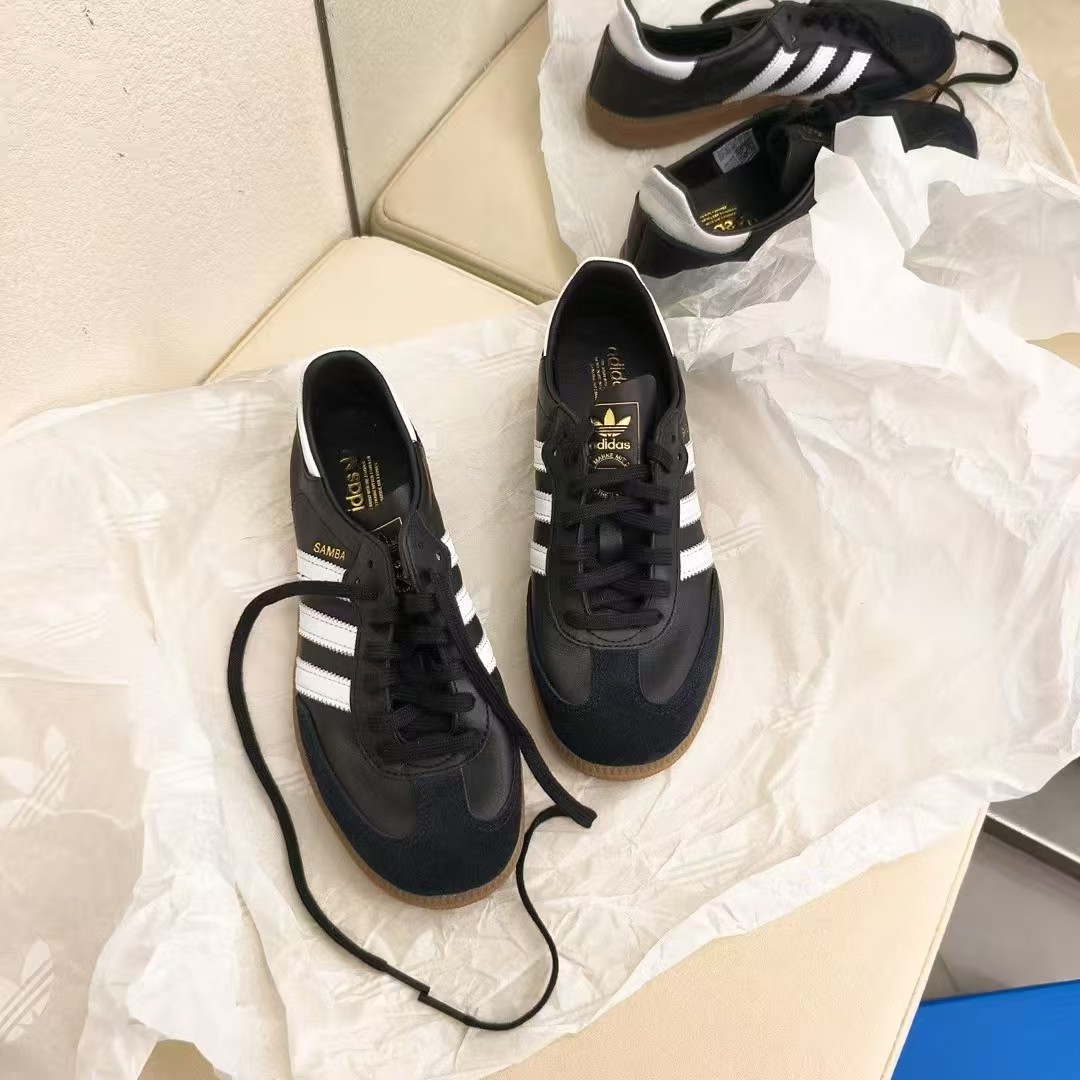 正品adidas阿迪达斯SAMBA低帮男女休闲板鞋运动鞋情侣板鞋IF0641