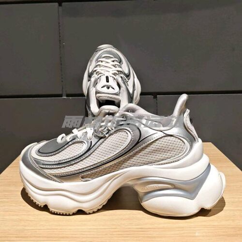 正品adidas阿迪达斯男女厚底增高网面透气运动休闲老爹鞋 KI0557