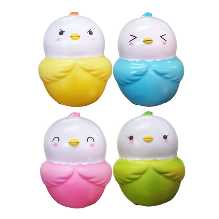 Punimaru PU发泡慢回弹可爱卡通动物小鸡Squishy解压发泄玩具制品