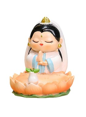 小神仙解压装饰摆件家居供奉财神礼品情绪稳定观音如来文曲星