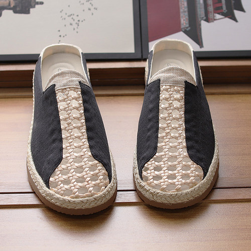 网面夏季镂空软底透气黏胶凉拖鞋