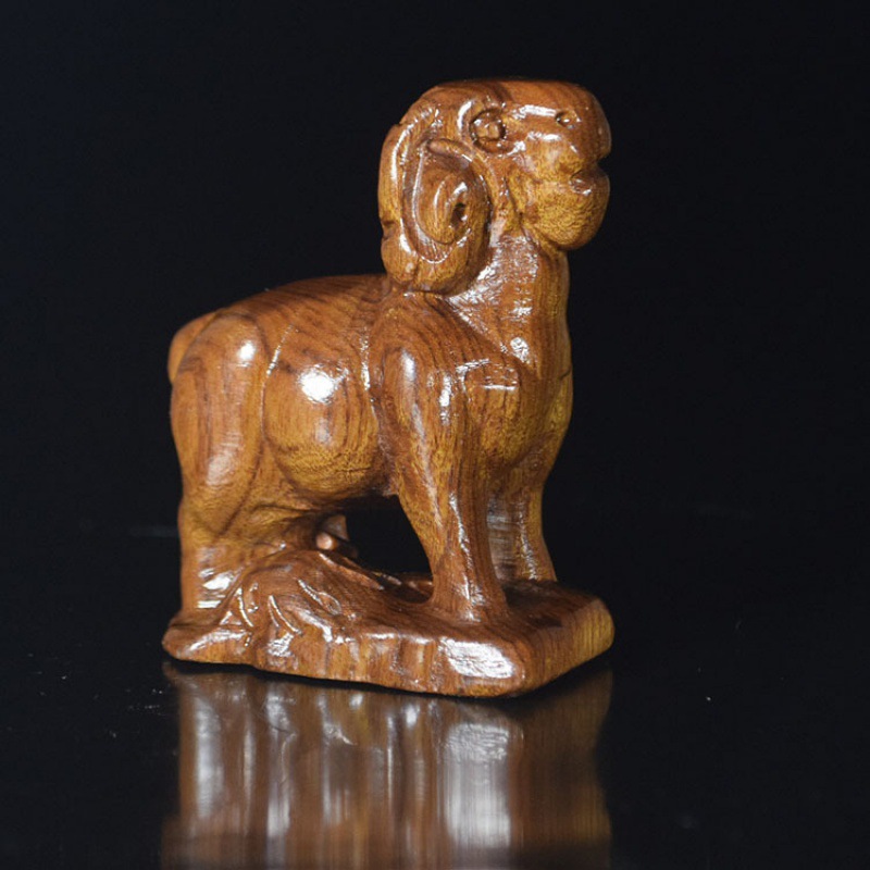 花梨木手把件雕刻葫芦红贵宝木可