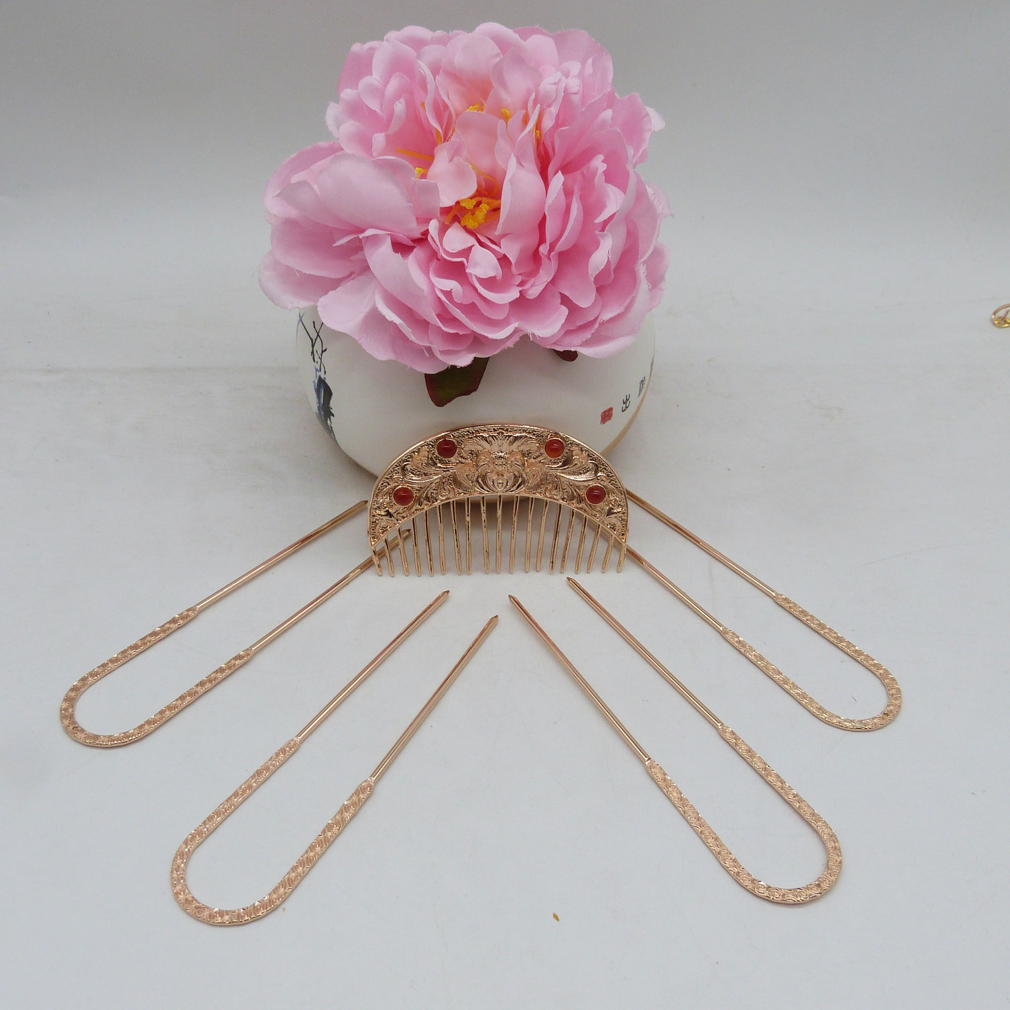 【包邮】唐朝汉服古装唐宫夜宴舞蹈头饰发饰唐风簪子古典发钗古风