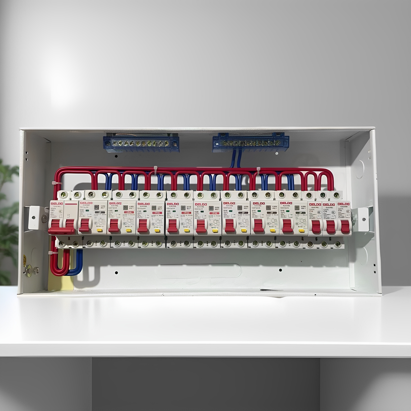 德力西家装强电箱套装家用配电箱成品电闸箱成套空气开关带漏电
