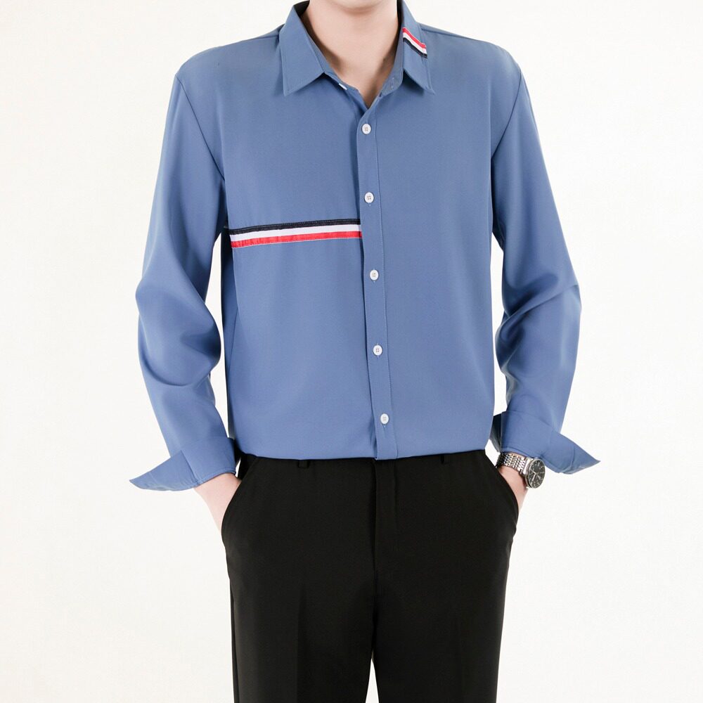 灰色职业衬衫正装男女4店工作服衬衫