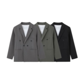 外套男春秋百搭休闲西服 上衣帅气宽松港风西装 2024韩版 潮流男士