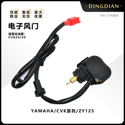 雅马哈CVK24/30化油器电子风门 迅鹰ZY125摩托车加浓阀防水插配件