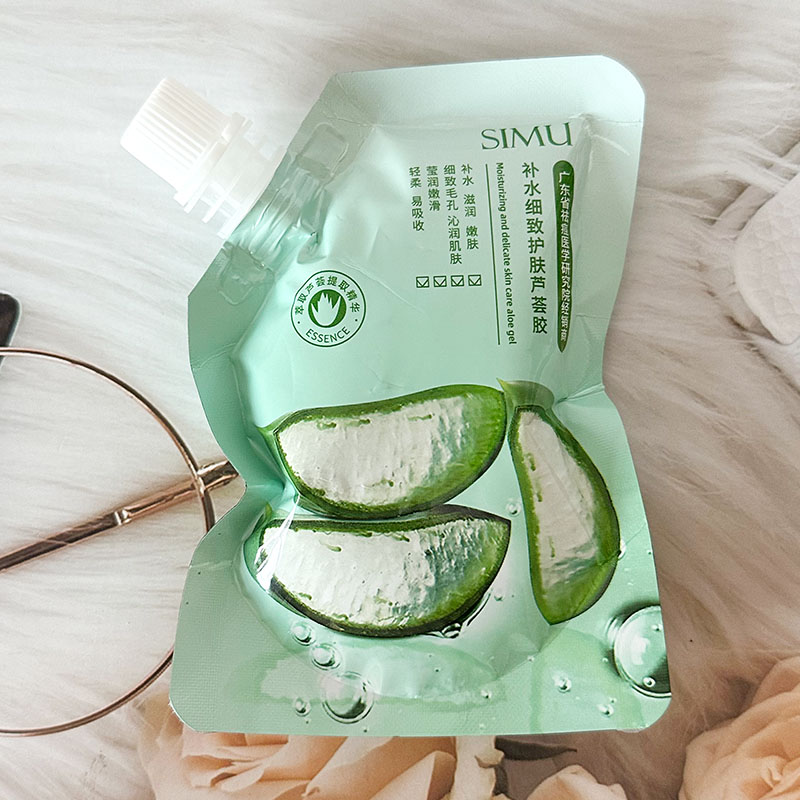 SIMU丝幕补水细致护肤芦荟胶晒后修复芦荟凝胶芦荟膏祛痘膏嫩肤