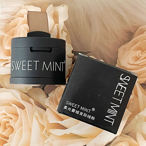 SWEETMINT柔光雾绒发际线粉膏防水防汗发缝填充遮盖头发稀疏补发 - 封面