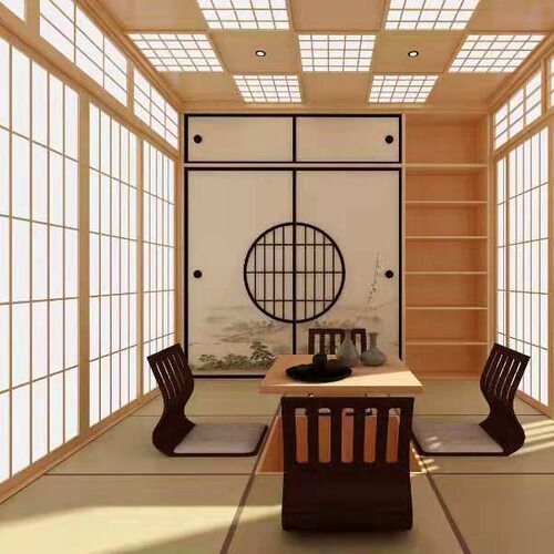 广州深圳塌塌米垫子推拉门订制日式榻榻米床衣柜一体格子门屏风