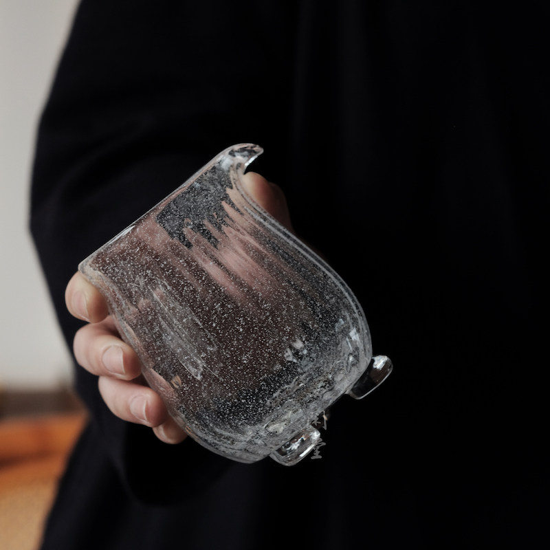 设计师原创琉璃公道杯分茶器耐热图片