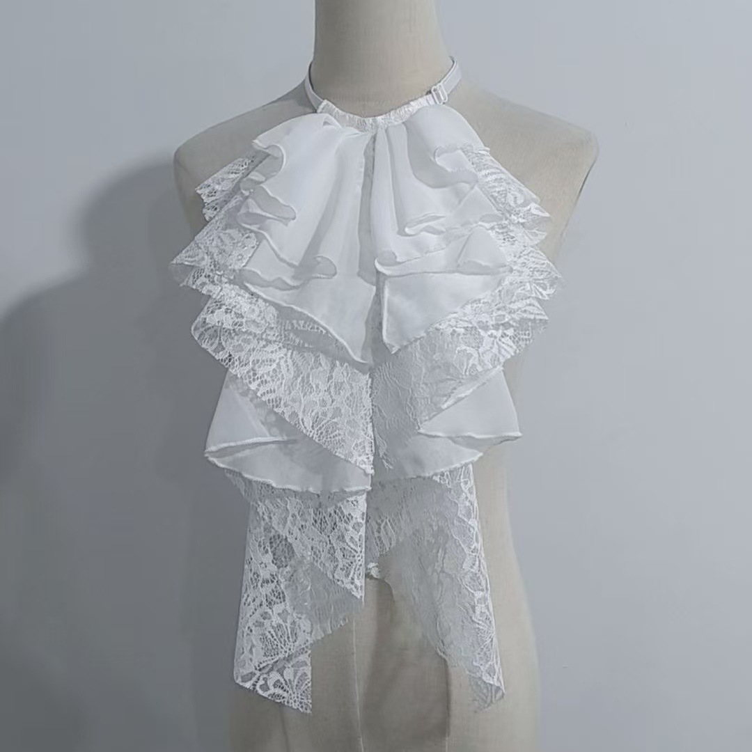 亚马逊热销蕾丝假领 维多利亚风娃娃领法式复古围领欧美外贸批发