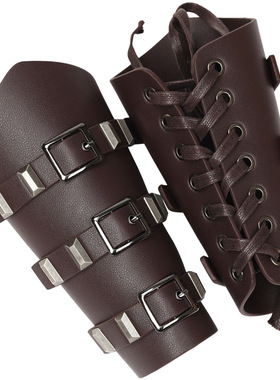 蒸汽朋克维京中世纪复古骑士五金护腕万圣节COSPLAY配件