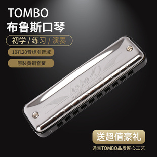 成人口琴通宝 6610 （hope 10） 十孔布鲁斯口琴初学入门 乐器C调