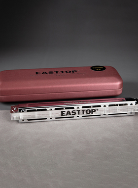 EASTTOP东方鼎新款T2406S 2.0复音口琴C调全新升级款高级演奏版