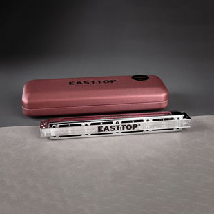EASTTOP东方鼎新款T2406S 2.0复音口琴C调全新升级超薄款优级演奏