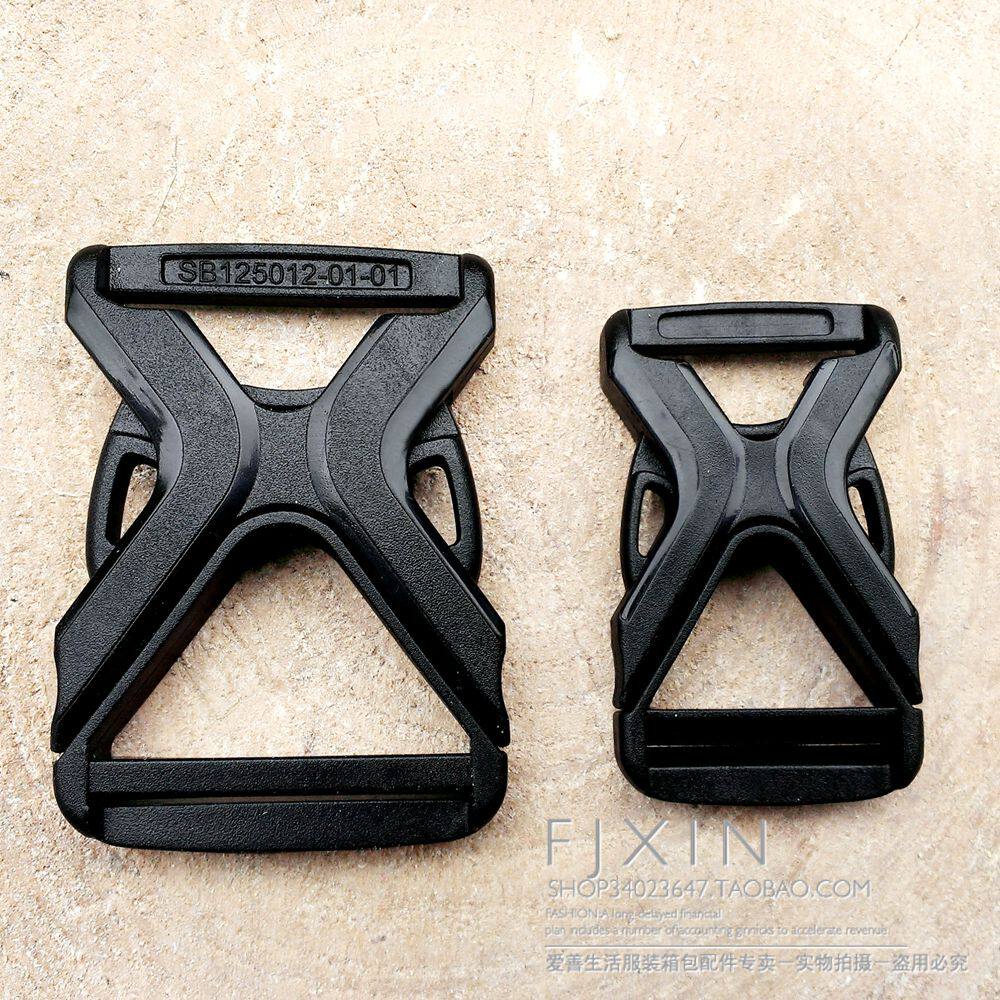 SBS新款中国带扣扣具 登山包扣件 X 型强力单调节插扣  卡扣配件