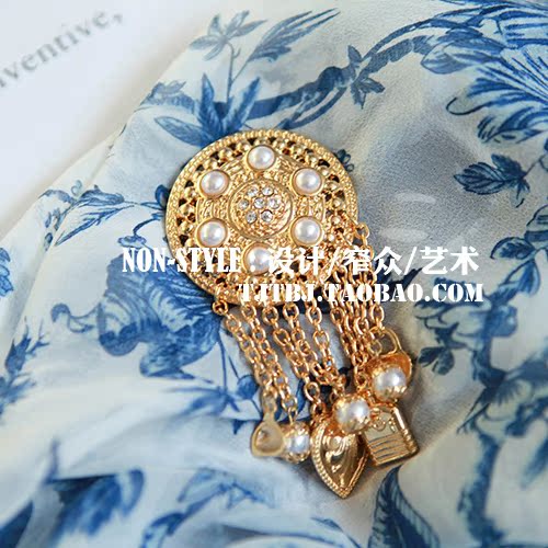 Broche en Alliage argent plaqué or - Ref 1171275 Image 4