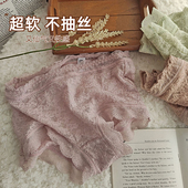 蕾丝内裤 柔软性感时尚 中腰镂空透气女三角裤 春秋薄纯棉裆收腹提臀