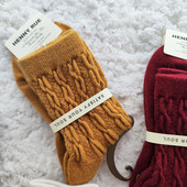 粗线羊毛袜堆堆袜冬季 售完无补 加厚柔软款 加厚保暖中筒袜子女