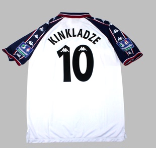 97 98 Retro KINKLADZE Vintage Classic Soccer Jerseys