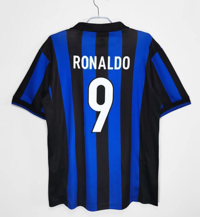 98 99 Retro Zanetti Ronaldo Baggio Soccer Jersey