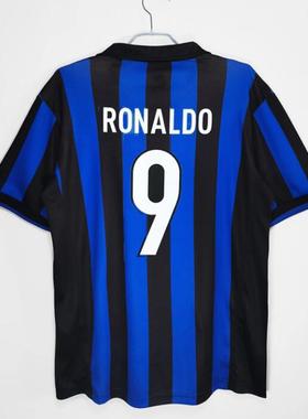 98 99 Retro Zanetti Ronaldo Baggio Soccer Jersey