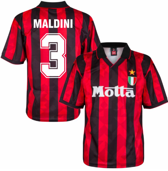 Retro 93 94 MALDINI Gullit Soccer Jerseys