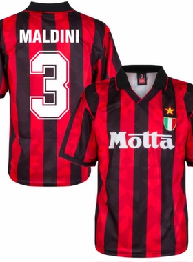 Retro 93 94 MALDINI Gullit Soccer Jerseys