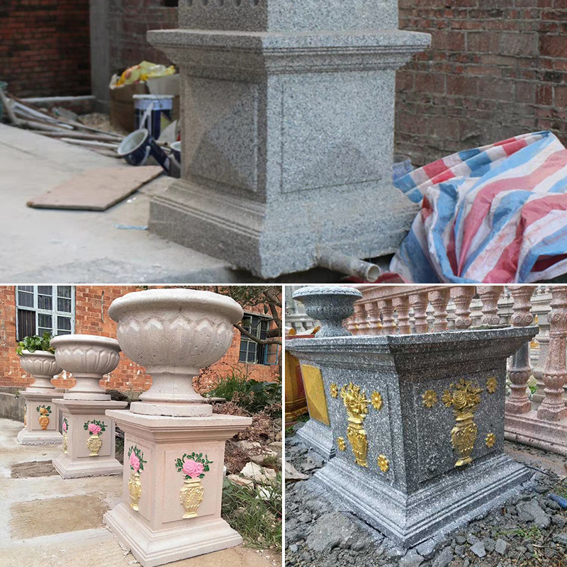 罗马柱模具柱墩方柱脚塑料水泥制品宝石底座模型加厚阳台花盆墩子