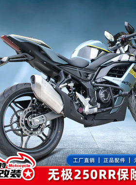 摩托车适用隆鑫无极250RR竞技杠保险杠LX250GS-3防护杠防摔杠改装