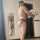 寻熊记 男生莫代尔三角裤 男士 性感低腰内裤 新款 大码 壮熊220斤