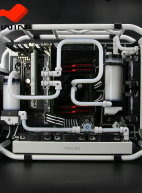 迎广D-Frame 机箱 I7 6950X/titan x 分体式水冷主机电脑定制