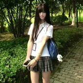 jk短袖 花千猪原创 百搭运动款 学院风校供感多色polo衫 小淞夏T恤