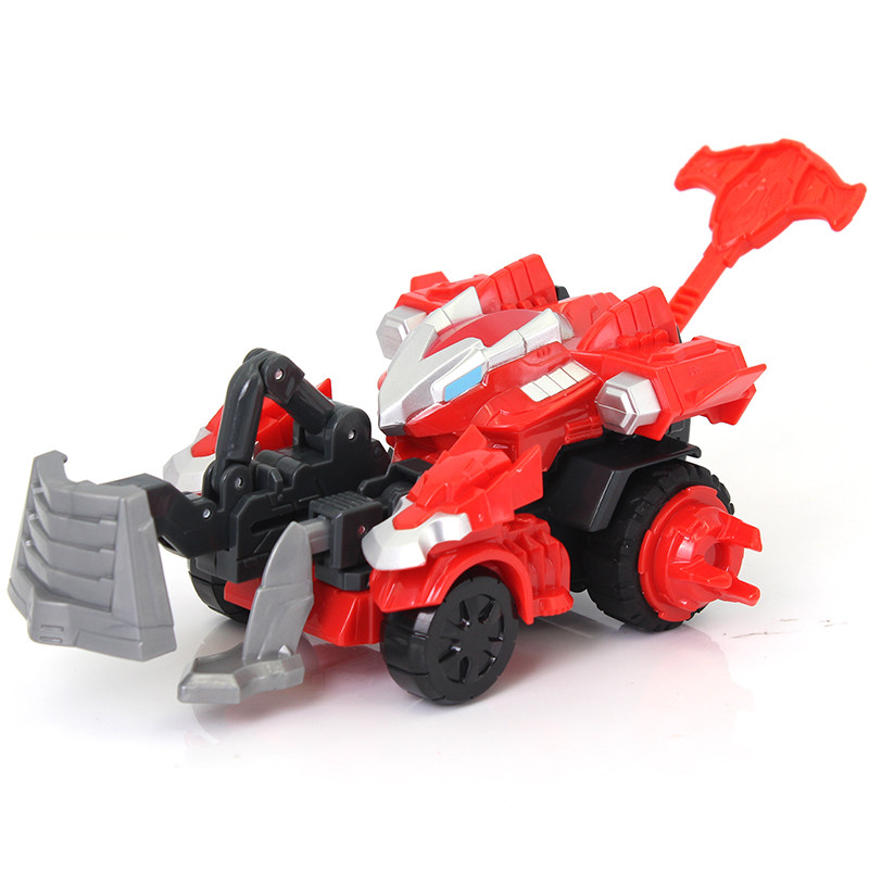 庄臣新品反斗战车儿童玩具爆裂翻斗惯性对战小汽车飞车帝王龙套装