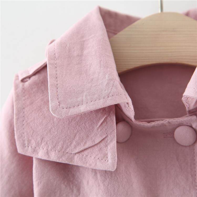 여아 윈드 브레이커 재킷 봄 2024 새로운 패션 0-1-2-3-4 세  봄 가을 야외 윈드 브레이커