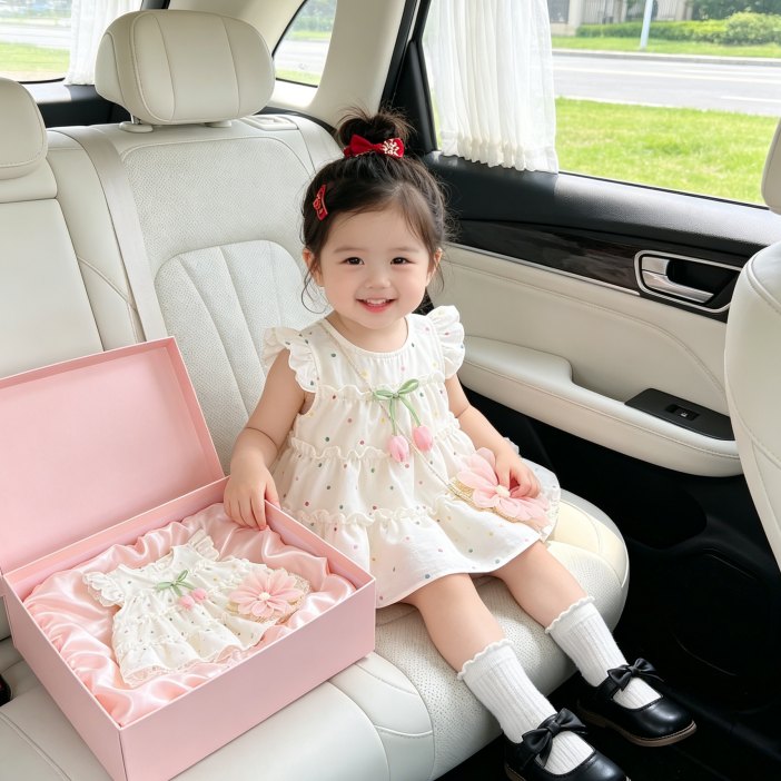 婴儿夏装小飞袖连衣裙小宝宝0一4岁女童夏季连衣裙薄款时尚小裙子