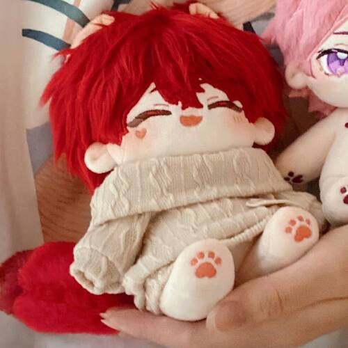 棉花娃娃明星天城燐音~小燐阳20cm20cm娃衣服偶像梦幻祭红头发