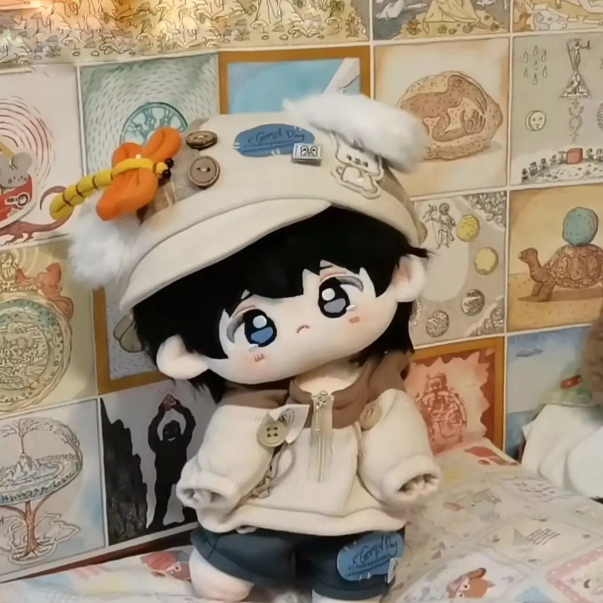 20cm棉花娃娃黄子弘凡属性同人周边超萌可爱礼物毛绒玩偶公仔礼物