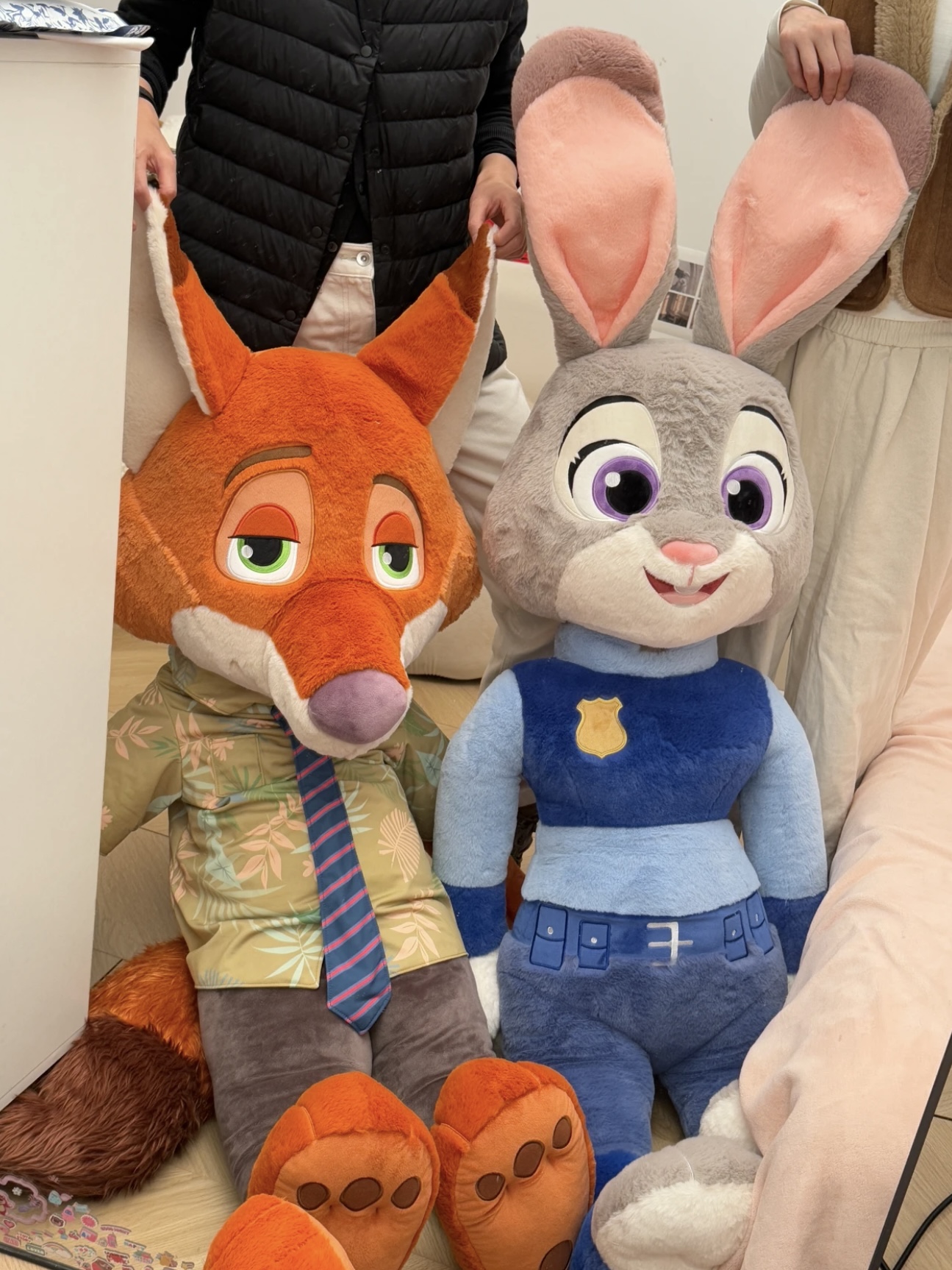 疯狂动物城狐狸尼克娃娃朱迪兔子警官毛绒玩具公仔超大玩偶送女生